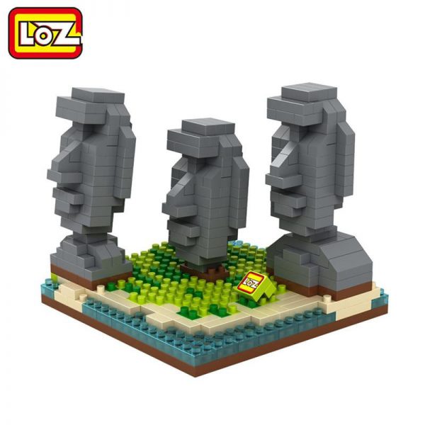 LOZ blocks Easter Island Statue