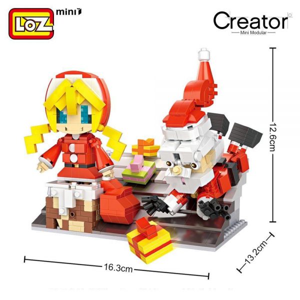 LOZ Mini Blocks Santa Claus Gift Little Girl Official LOZ BLOCKS STORE