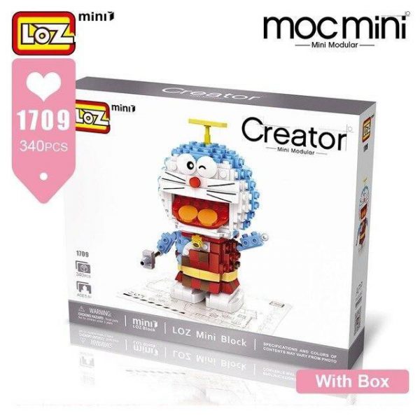 LOZ Mini Blocks Doraemon Brick Headz Official LOZ BLOCKS STORE