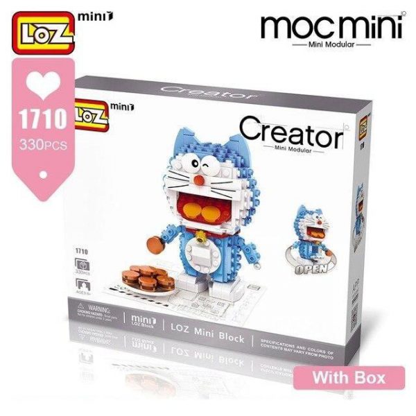 LOZ Mini Blocks Doraemon Brick Headz Official LOZ BLOCKS STORE