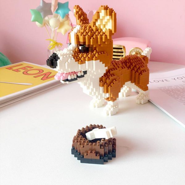 Balody 16043 Animal Welsh Corgi Dog Official LOZ BLOCKS STORE