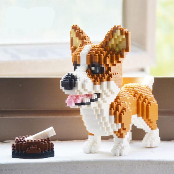 Balody 16043 Animal Welsh Corgi Dog Official LOZ BLOCKS STORE