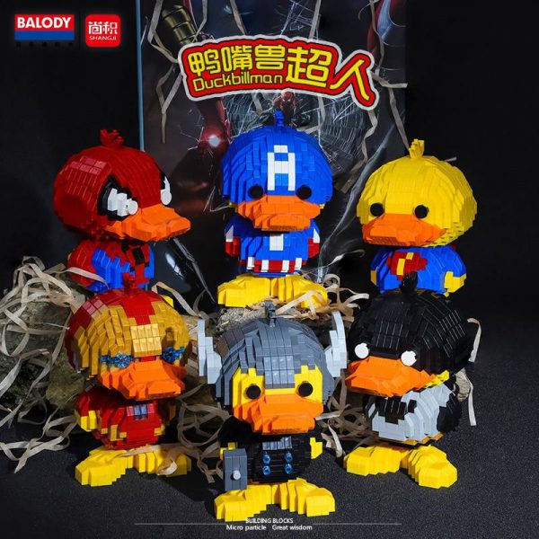 Balody Cartoon Hero Duck Official LOZ BLOCKS STORE