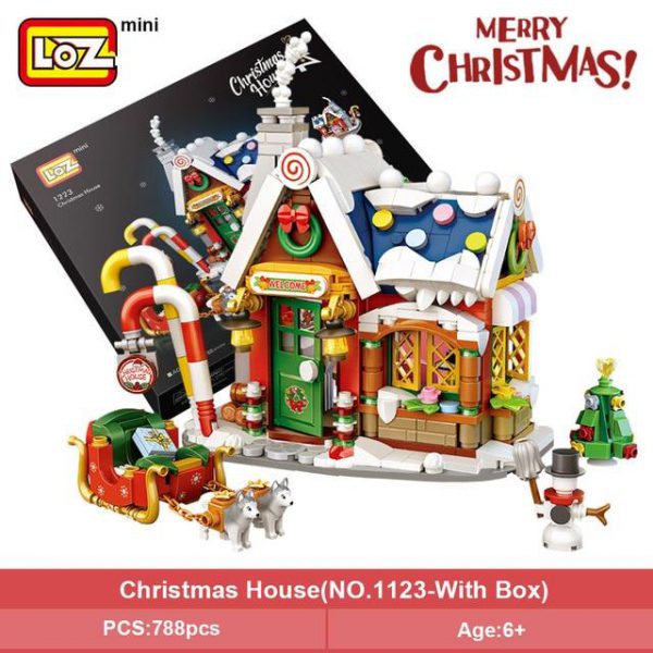 LOZ Mini Blocks New Christmas House Official LOZ BLOCKS STORE