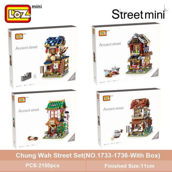 LOZ Mini Block Mini Chinatown Tradition Street Official LOZ BLOCKS STORE
