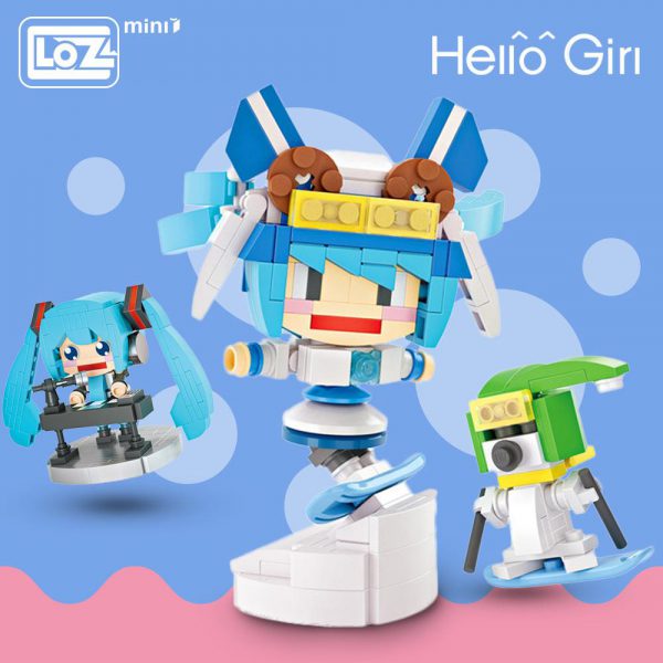 LOZ Mini Blocks Hello Girl Character Official LOZ BLOCKS STORE