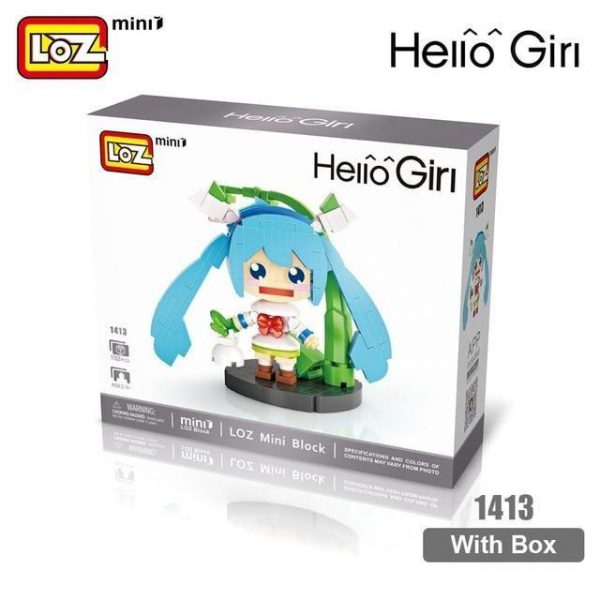 LOZ Mini Blocks Hello Girl Character Official LOZ BLOCKS STORE