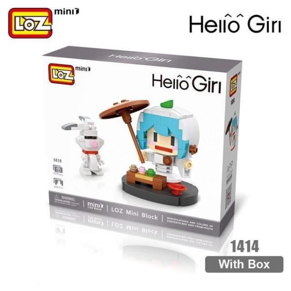 LOZ Mini Blocks Hello Girl Character Official LOZ BLOCKS STORE