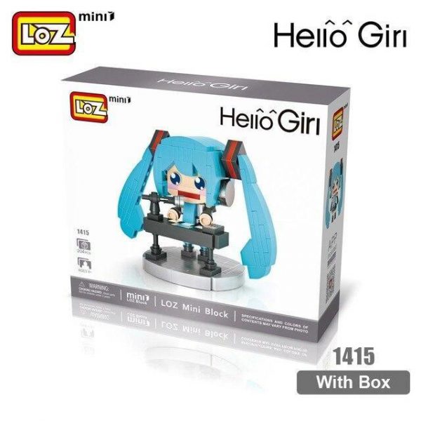 LOZ Mini Blocks Hello Girl Character Official LOZ BLOCKS STORE