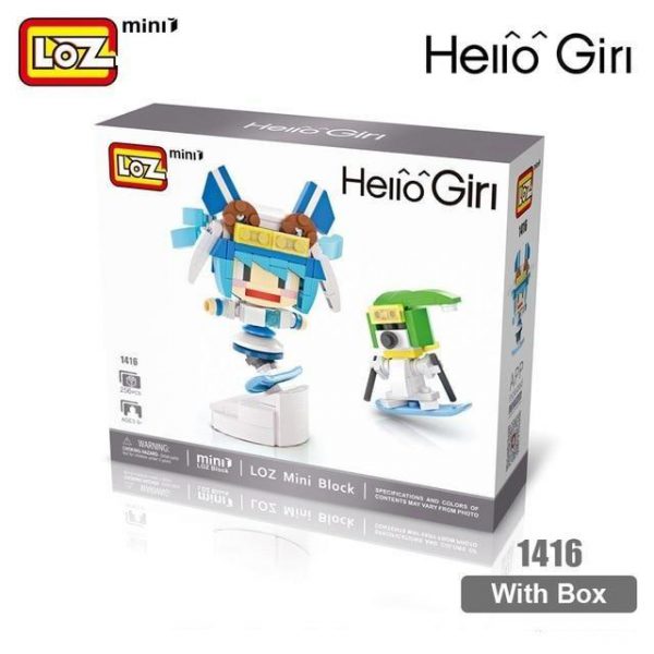 LOZ Mini Blocks Hello Girl Character Official LOZ BLOCKS STORE