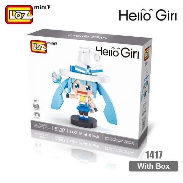 LOZ Mini Blocks Hello Girl Character Official LOZ BLOCKS STORE