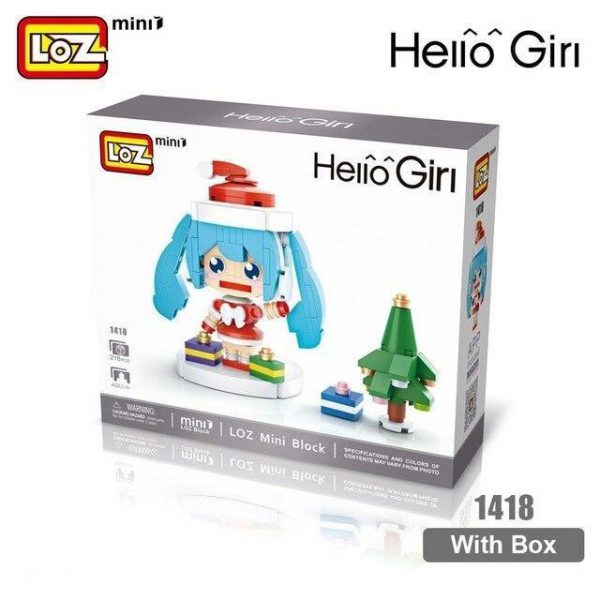 LOZ Mini Blocks Hello Girl Character Official LOZ BLOCKS STORE