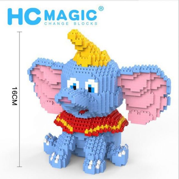 HC Magic Blocks Dumbo Elephant Official LOZ BLOCKS STORE