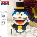 Balody 16132 Anime Doraemon Cat Robot Gentleman Official LOZ BLOCKS STORE