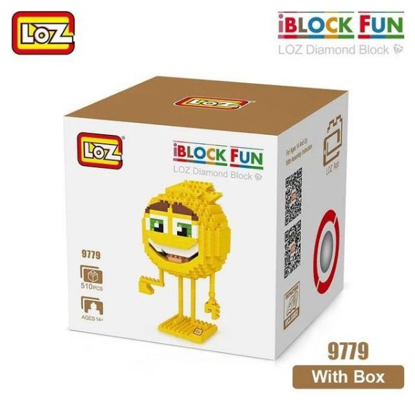 LOZ Diamond Blocks Smile Love Stool Cartoon Animals Official LOZ BLOCKS STORE