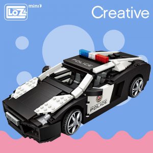 LOZ Mini Blocks Technic Police Car Official LOZ BLOCKS STORE