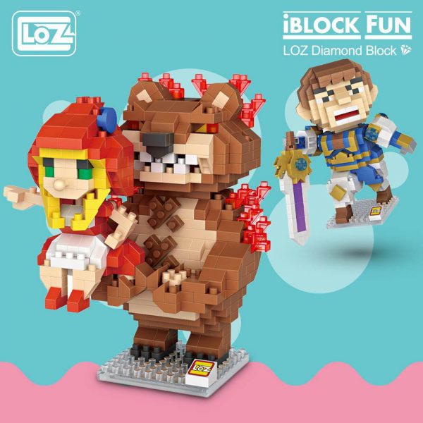 LOZ Diamond Blocks Annie Figure Official LOZ BLOCKS STORE