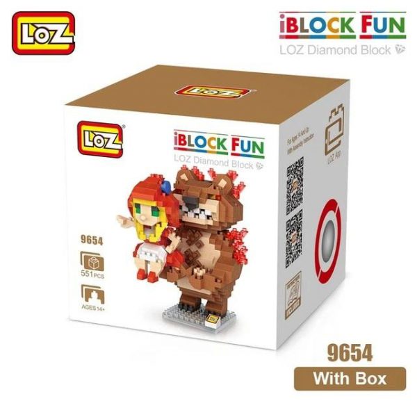 LOZ Diamond Blocks Annie Figure Official LOZ BLOCKS STORE