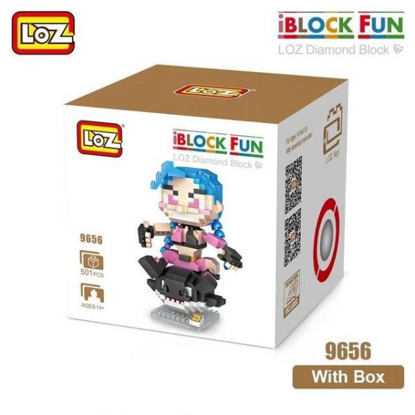 LOZ Diamond Blocks Annie Figure Official LOZ BLOCKS STORE