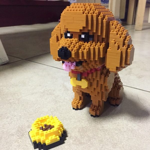 Babu 8807 Standard Poodle Dog Animal World Pet 3D Model 1780pcs DIY Mini Diamond Blocks Bricks 1 - LOZ™ MINI BLOCKS