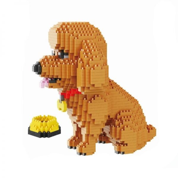 Babu 8807 Standard Poodle Dog Animal World Pet 3D Model 1780pcs DIY Mini Diamond Blocks Bricks 2 - LOZ™ MINI BLOCKS