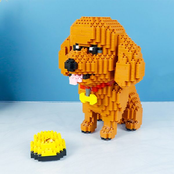 Babu 8807 Standard Poodle Dog Animal World Pet 3D Model 1780pcs DIY Mini Diamond Blocks Bricks 4 - LOZ™ MINI BLOCKS