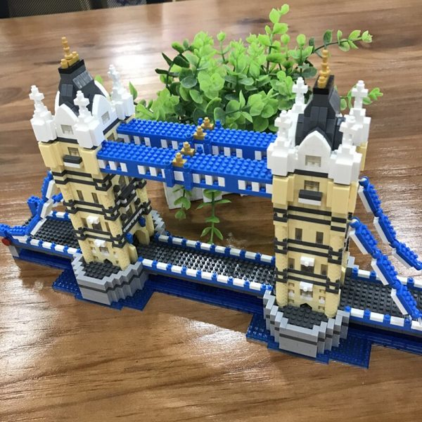 Balody 16079 Architecture The Tower Bridge of London 3D Model DIY Mini Diamond Blocks Bricks Building 1 - LOZ™ MINI BLOCKS