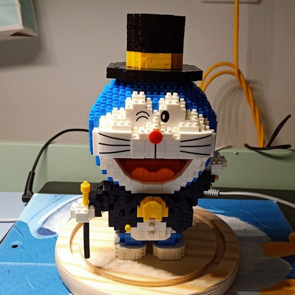 Balody 16132 Anime Doraemon Cat Robot Gentleman Animal 3D Model DIY Mini Diamond Blocks Bricks Building 2 - LOZ™ MINI BLOCKS
