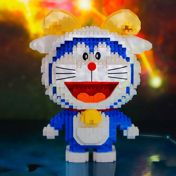 Balody 16226 Zodiac Anime Doraemon Aries Cat Robot Animal Pet Model Mini Diamond Blocks Bricks Building 1 - LOZ™ MINI BLOCKS