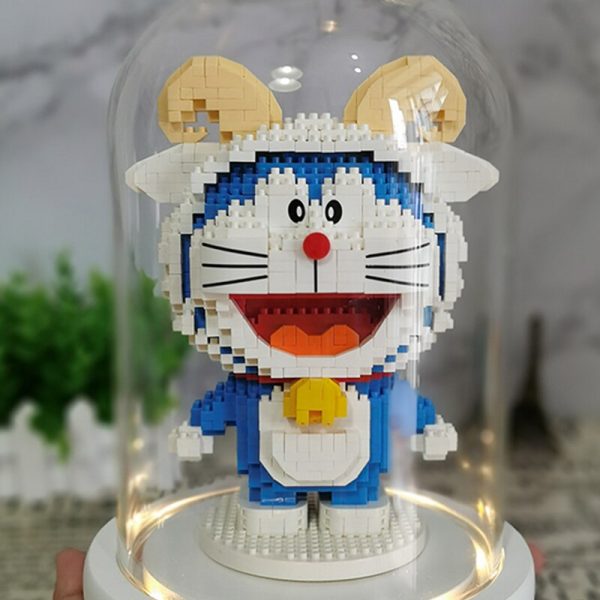 Balody 16226 Zodiac Anime Doraemon Aries Cat Robot Animal Pet Model Mini Diamond Blocks Bricks Building 3 - LOZ™ MINI BLOCKS