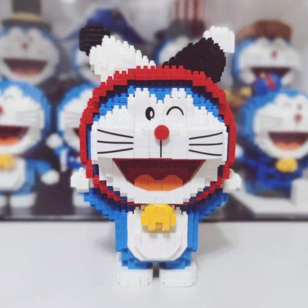 Balody 16227 Zodiac Anime Doraemon Gemini Cat Robot Animal Pet Model Mini Diamond Blocks Bricks Building 1 - LOZ™ MINI BLOCKS