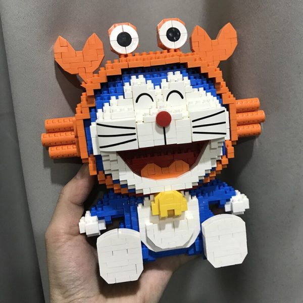 Balody 16228 Zodiac Anime Doraemon Cancer Cat Robot Animal Pet Model Mini Diamond Blocks Bricks Building 1 - LOZ™ MINI BLOCKS