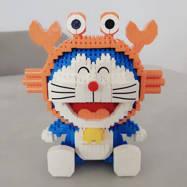 Balody 16228 Zodiac Anime Doraemon Cancer Cat Robot Animal Pet Model Mini Diamond Blocks Bricks Building 2 - LOZ™ MINI BLOCKS