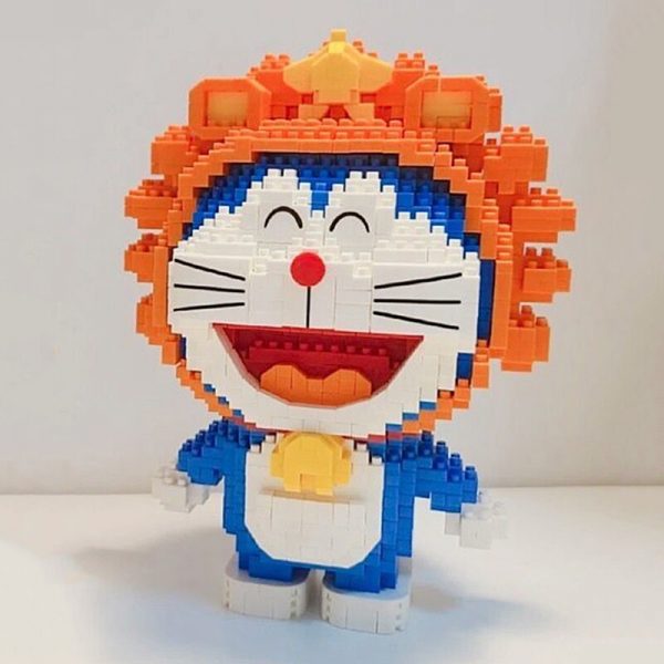 Balody 16229 Zodiac Anime Doraemon Leo Cat Robot Animal Pet 3D Model Mini Diamond Blocks Bricks 3 - LOZ™ MINI BLOCKS