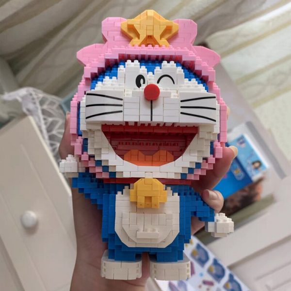 Balody 16230 Zodiac Anime Doraemon Virgo Cat Robot Animal Pet Model Mini Diamond Blocks Bricks Building 1 - LOZ™ MINI BLOCKS