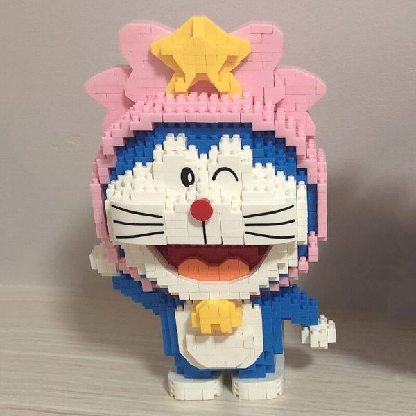 Balody 16230 Zodiac Anime Doraemon Virgo Cat Robot Animal Pet Model Mini Diamond Blocks Bricks Building 2 - LOZ™ MINI BLOCKS