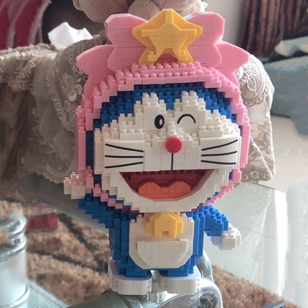 Balody 16230 Zodiac Anime Doraemon Virgo Cat Robot Animal Pet Model Mini Diamond Blocks Bricks Building 3 - LOZ™ MINI BLOCKS
