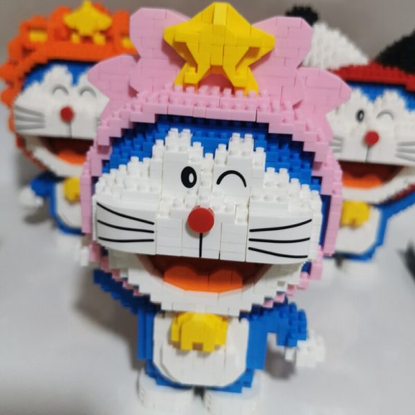 Balody 16230 Zodiac Anime Doraemon Virgo Cat Robot Animal Pet Model Mini Diamond Blocks Bricks Building 5 - LOZ™ MINI BLOCKS