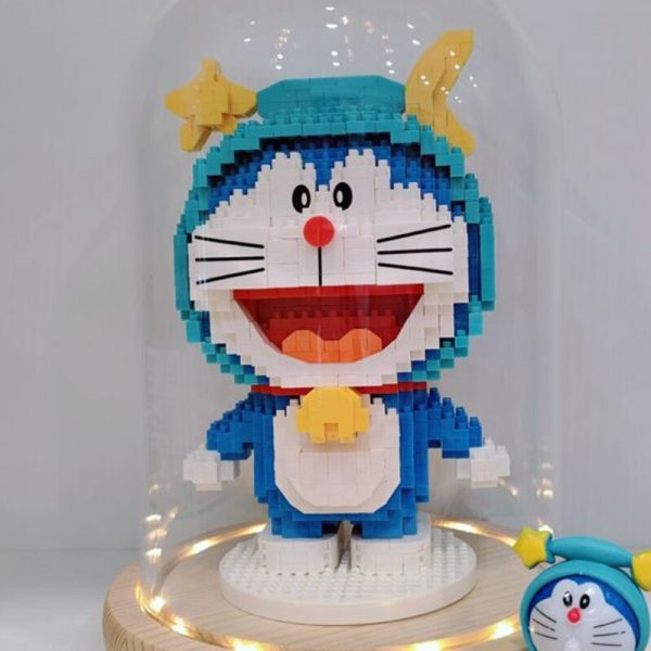 Balody 16231 Zodiac Anime Doraemon Libra Cat Robot Animal Pet Model Mini Diamond Blocks Bricks Building 1 - LOZ™ MINI BLOCKS