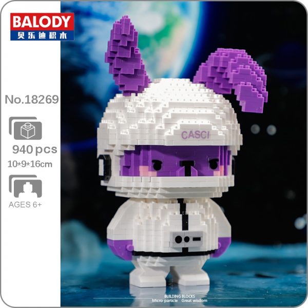 Balody 16289 Space Adventure Rabbit Astronaut Animal World Model DIY Mini Diamond Blocks Bricks Building Toy - LOZ™ MINI BLOCKS