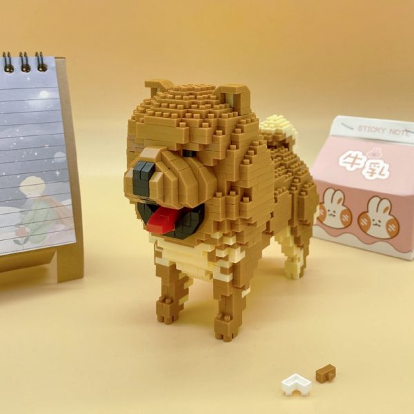 Balody 18241 Cartoon Chow Chow Chowdren Dog Animal Pet 3D Model DIY Mini Diamond Blocks Bricks 1 - LOZ™ MINI BLOCKS