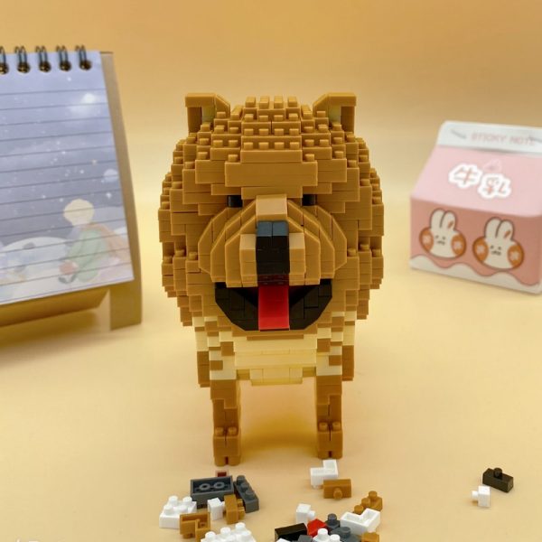 Balody 18241 Cartoon Chow Chow Chowdren Dog Animal Pet 3D Model DIY Mini Diamond Blocks Bricks 2 - LOZ™ MINI BLOCKS