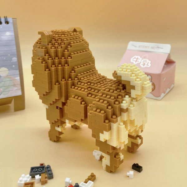 Balody 18241 Cartoon Chow Chow Chowdren Dog Animal Pet 3D Model DIY Mini Diamond Blocks Bricks 4 - LOZ™ MINI BLOCKS