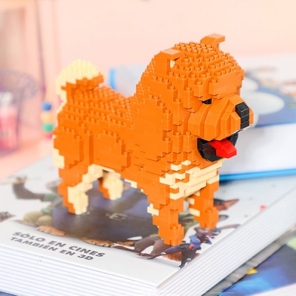 Balody 18241 Cartoon Chow Chow Chowdren Dog Animal Pet 3D Model DIY Mini Diamond Blocks Bricks 5 - LOZ™ MINI BLOCKS