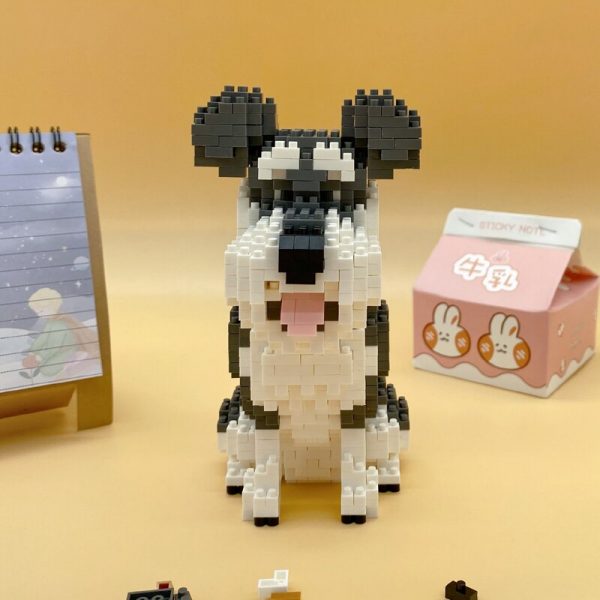 Balody 18242 Cartoon Standard Schnauzer Dog Animal Pet 3D Model DIY Mini Diamond Blocks Bricks Building 2 - LOZ™ MINI BLOCKS