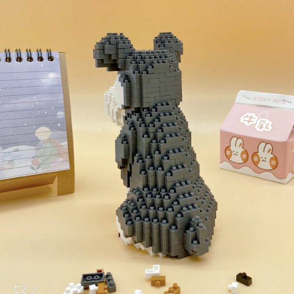 Balody 18242 Cartoon Standard Schnauzer Dog Animal Pet 3D Model DIY Mini Diamond Blocks Bricks Building 4 - LOZ™ MINI BLOCKS