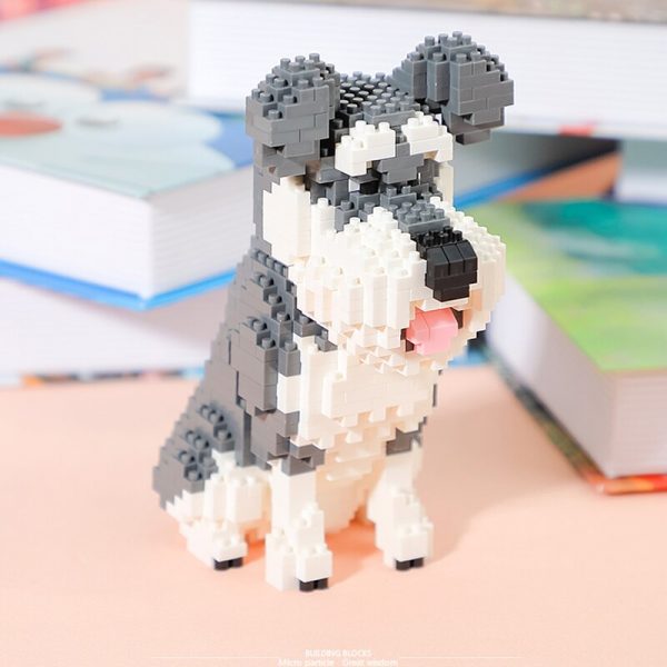 Balody 18242 Cartoon Standard Schnauzer Dog Animal Pet 3D Model DIY Mini Diamond Blocks Bricks Building 5 - LOZ™ MINI BLOCKS
