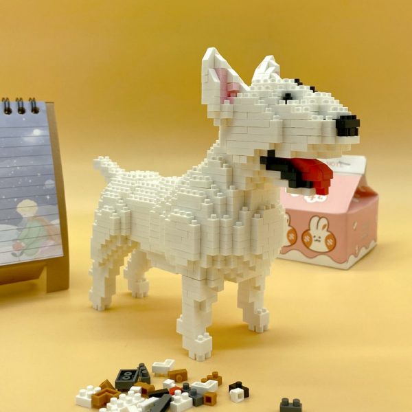 Balody 18245 American Pit Bull Terrier Dog Animal Pet 3D Model DIY Mini Diamond Blocks Bricks 1 - LOZ™ MINI BLOCKS