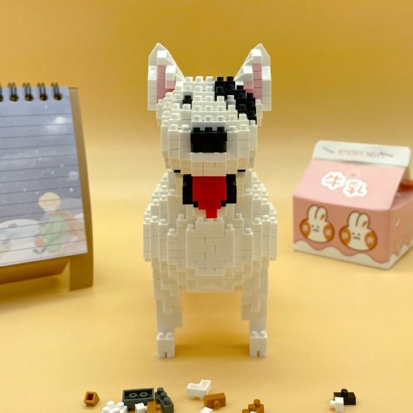 Balody 18245 American Pit Bull Terrier Dog Animal Pet 3D Model DIY Mini Diamond Blocks Bricks 2 - LOZ™ MINI BLOCKS