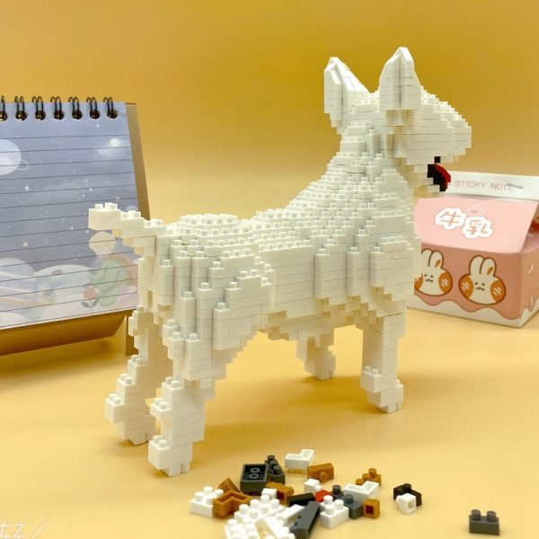 Balody 18245 American Pit Bull Terrier Dog Animal Pet 3D Model DIY Mini Diamond Blocks Bricks 3 - LOZ™ MINI BLOCKS